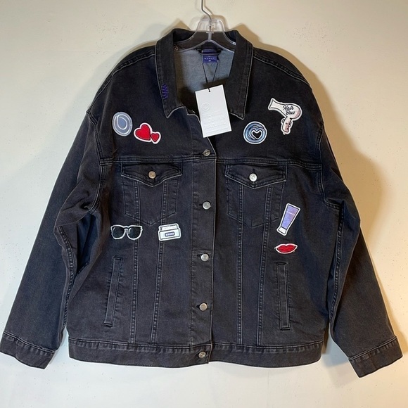 NWT. MONAT GEAR XXL Boss Babe Denim Jacket. - Picture 4 of 15